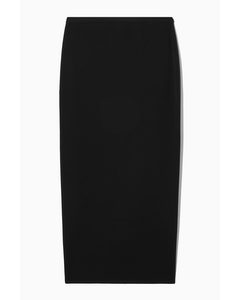 Column Maxi Skirt Black