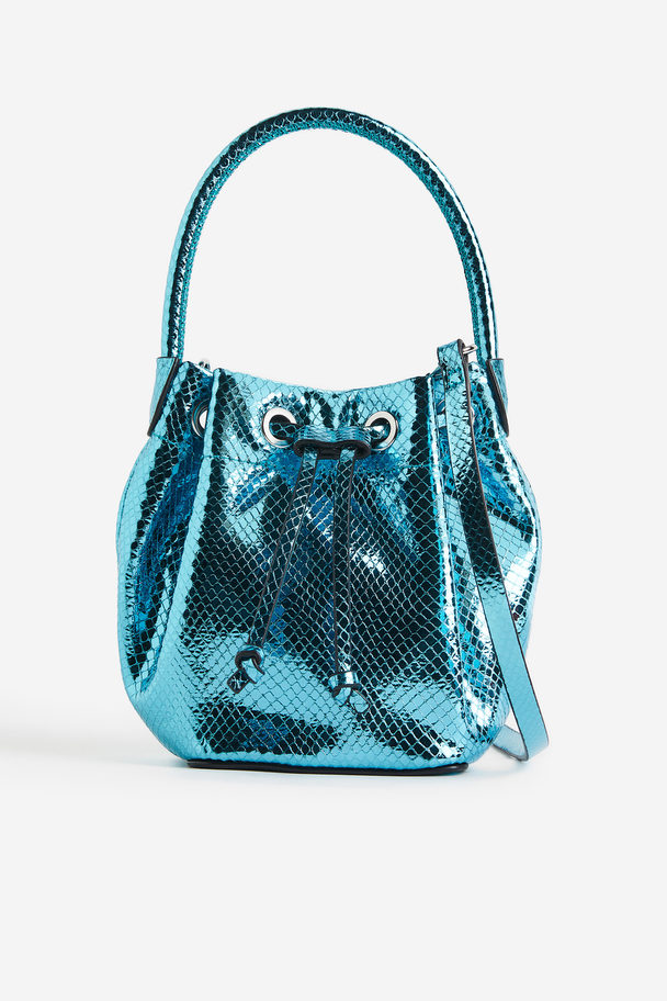 H&M Bucket Bag Turquoise