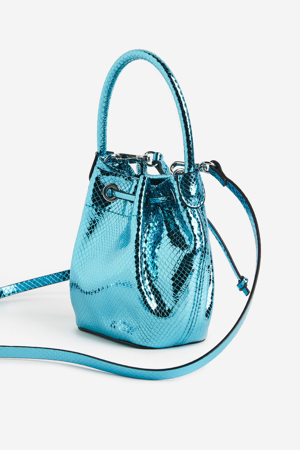 H&M Bucket Bag Turquoise