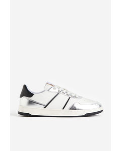 Sneakers Hvit/sølvfarget