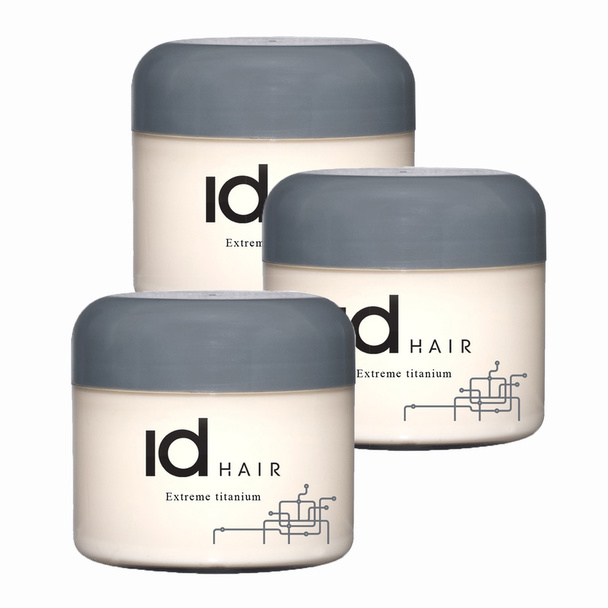 IdHAIR 3-pack Id Hair Extreme Titanium Wax 100ml