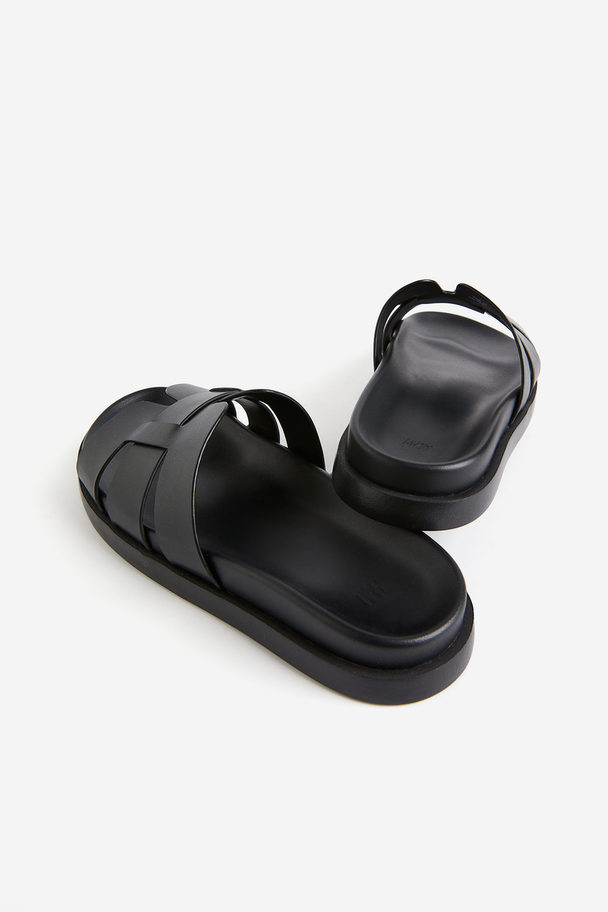 H&M Slides Black