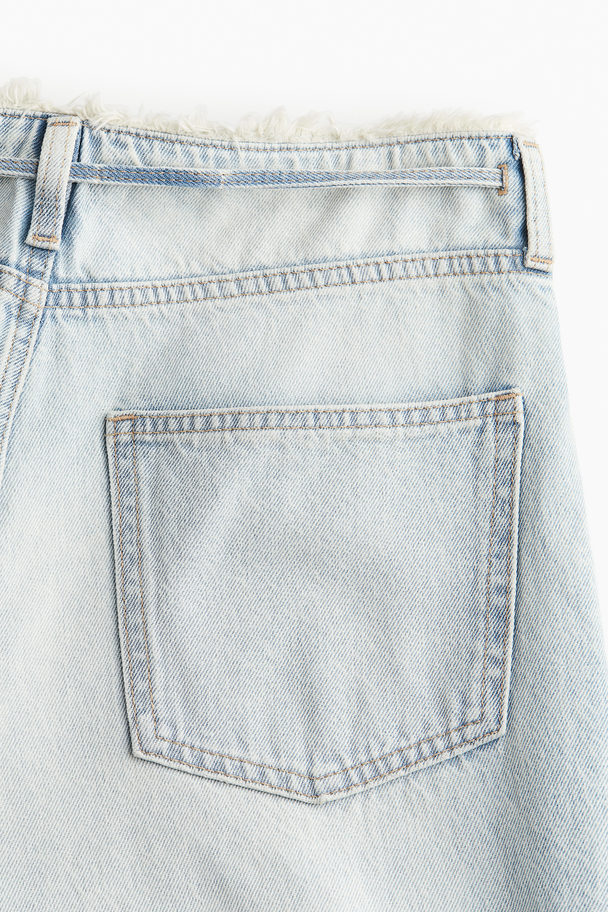 H&M Baggy Regular Jeans Pale Denim Blue