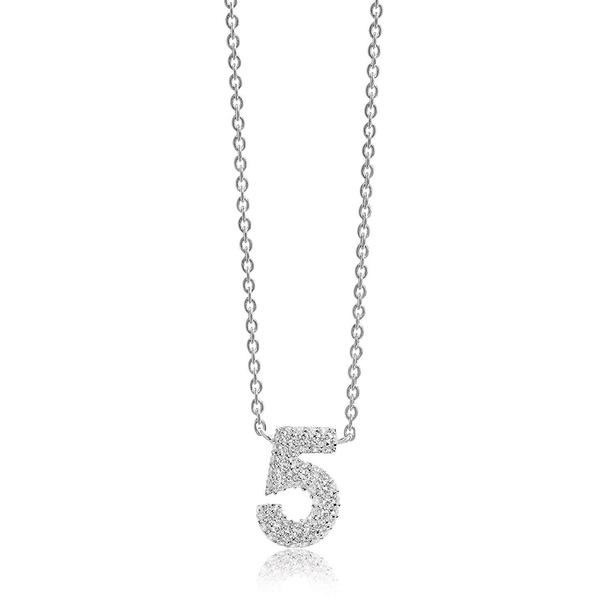 Sif Jakobs Jewellery Halskette Novoli Cinque mit weißen Zirkonia