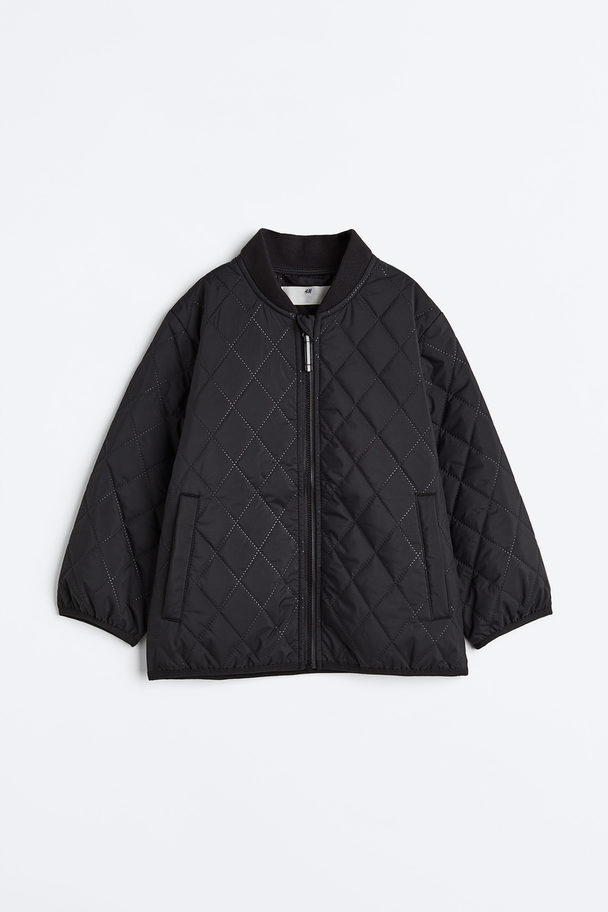 H&M Quilted Jacket Black