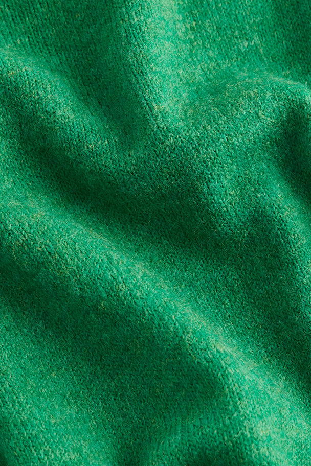 H&M Stickad Tröja Grön