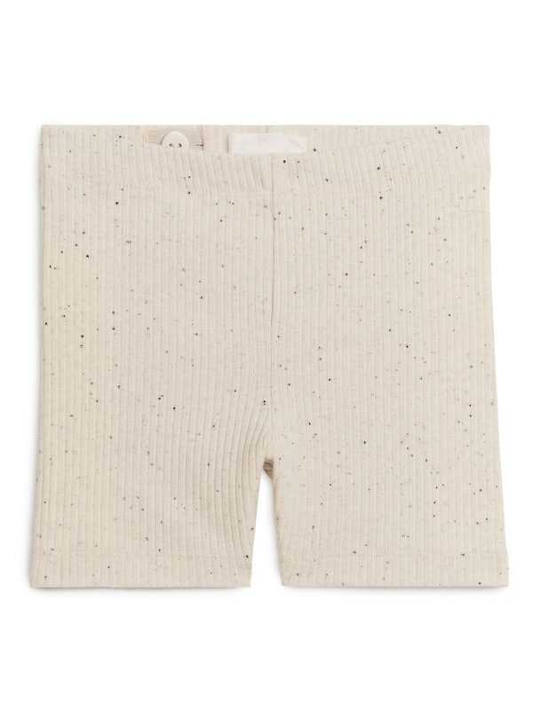ARKET Neps Cycling Shorts Beige/neps
