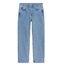 Stretch-Jeans mit verkürzter Länge REGULAR Hellblau