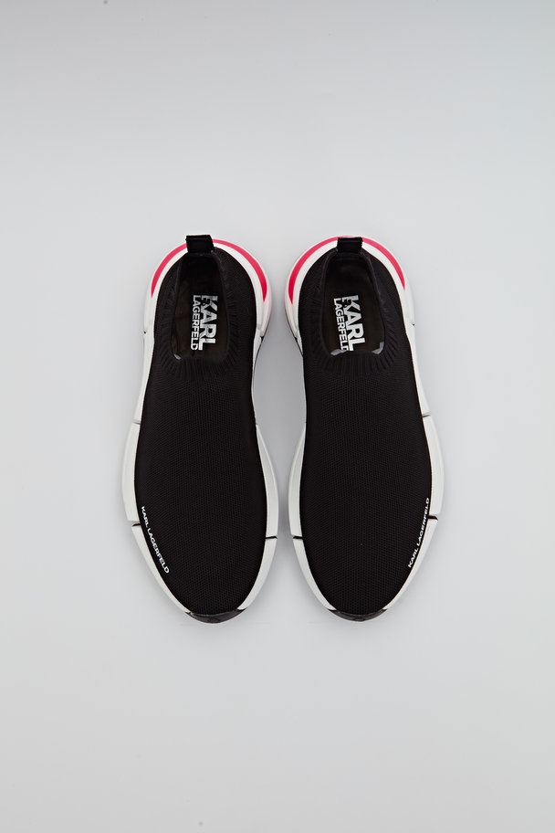 Karl Lagerfeld Quadra Low Sock Sneakers Black