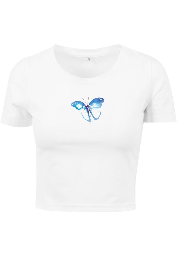 Mister Tee Mister Tee Women Ladies Butterfly Cropped Tee