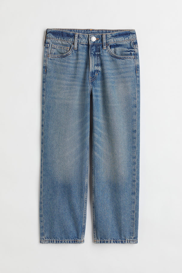 H&M Loose Fit Jeans Blau