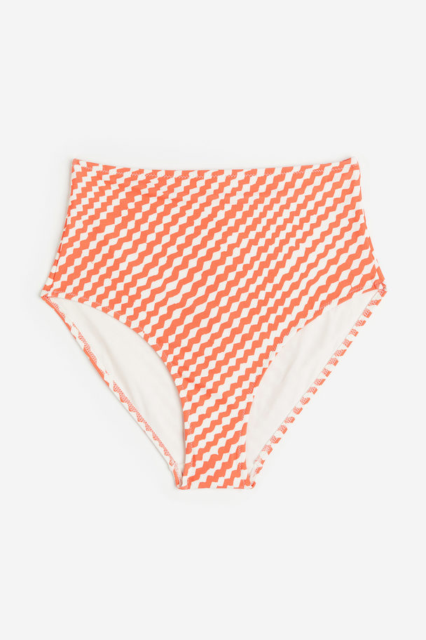 H&M Bikini Bottoms Red/patterned
