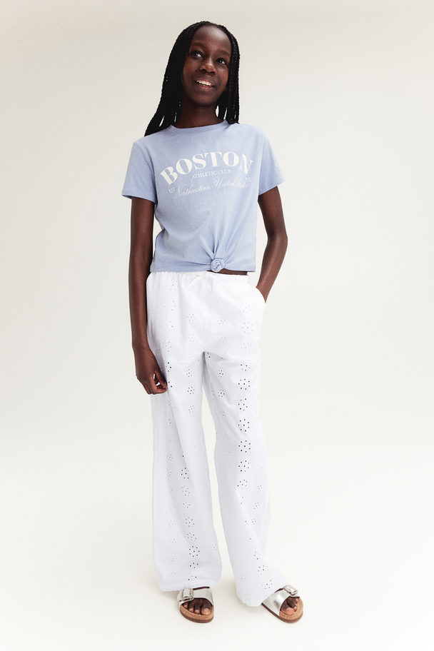 H&M Pull-on Trousers White