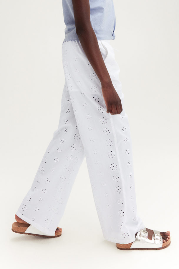 H&M Pull-on Trousers White