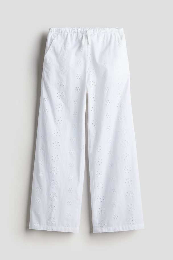 H&M Pull On-bukser Hvid