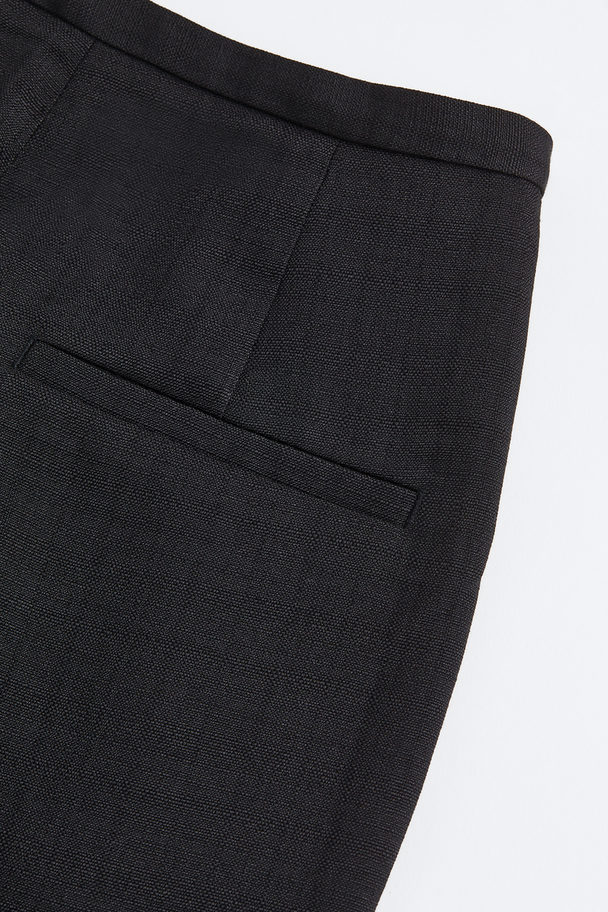 H&M Tailored Trousers Black