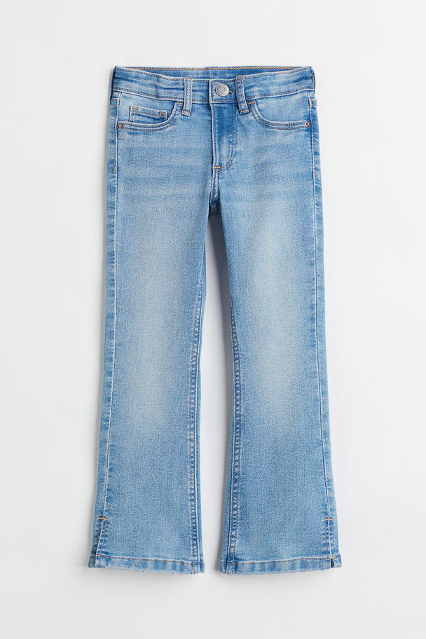 H&M Flare Fit Jeans Hellblau