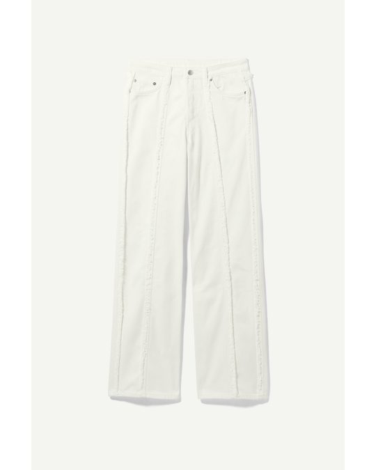 Weekday Soul Raw Jeans White