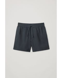 Regular-fit Drawstring Shorts Navy
