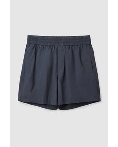 Regular-fit Drawstring Shorts Navy