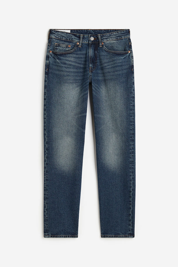 H&M Regular Jeans Denimblau