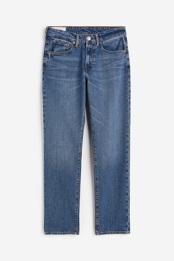 H&M Regular Jeans Dunkelblau