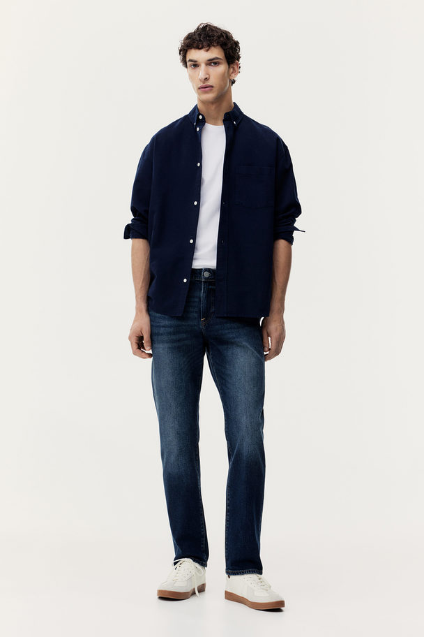 H&M Regular Jeans Denimblau