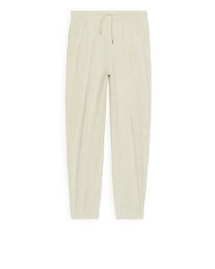 Towelling Sweatpants Off White