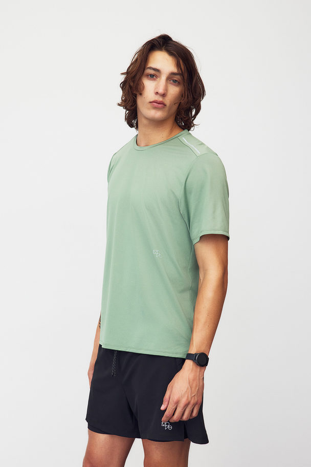 H&M DryMove™ Lauf-T-Shirt Grün