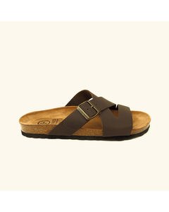 Maldives Bio Sandal Made In Brown Leather
