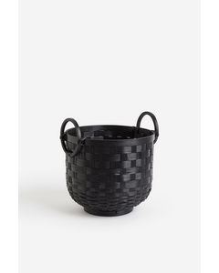 Bamboo Storage Basket Black