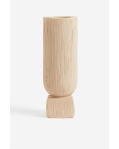 Tall Terracotta Vase Beige