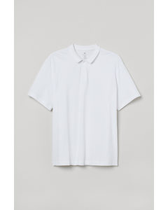 Poloshirt Regular Fit Weiß