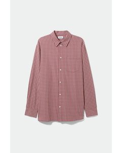Vincent Oversized Checked Shirt Floral