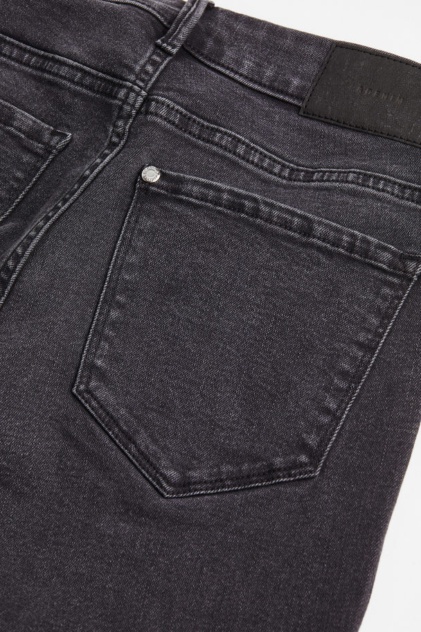 H&M Skinny Regular Jeans Zwart