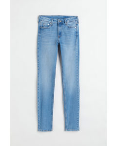 Skinny Regular Jeans Denimblå