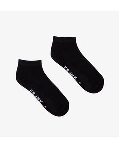 10-pack Bamboo Solid Ankle Sock Black