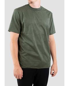 Jai Faux Suede T-shirt - Moss Green