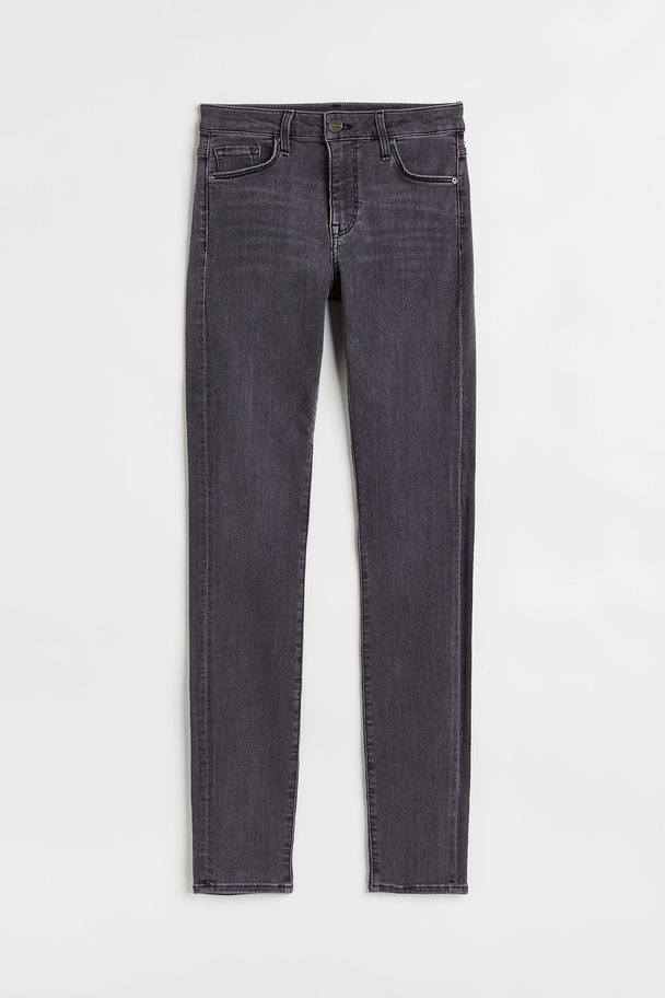 H&M Shaping Skinny Regular Jeans Denimgrijs