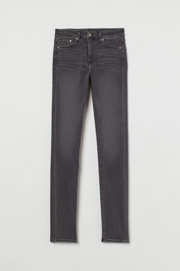H&M Shaping Skinny Regular Jeans Dunkelgrau