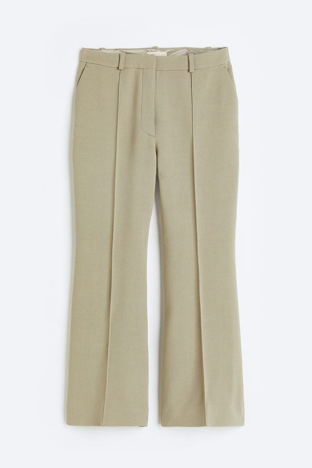 H&M Stylede Bukser I Uldblanding Beige