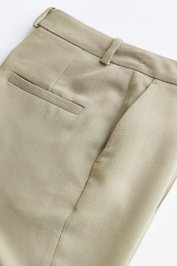 H&M Tailored Wool-blend Trousers Beige