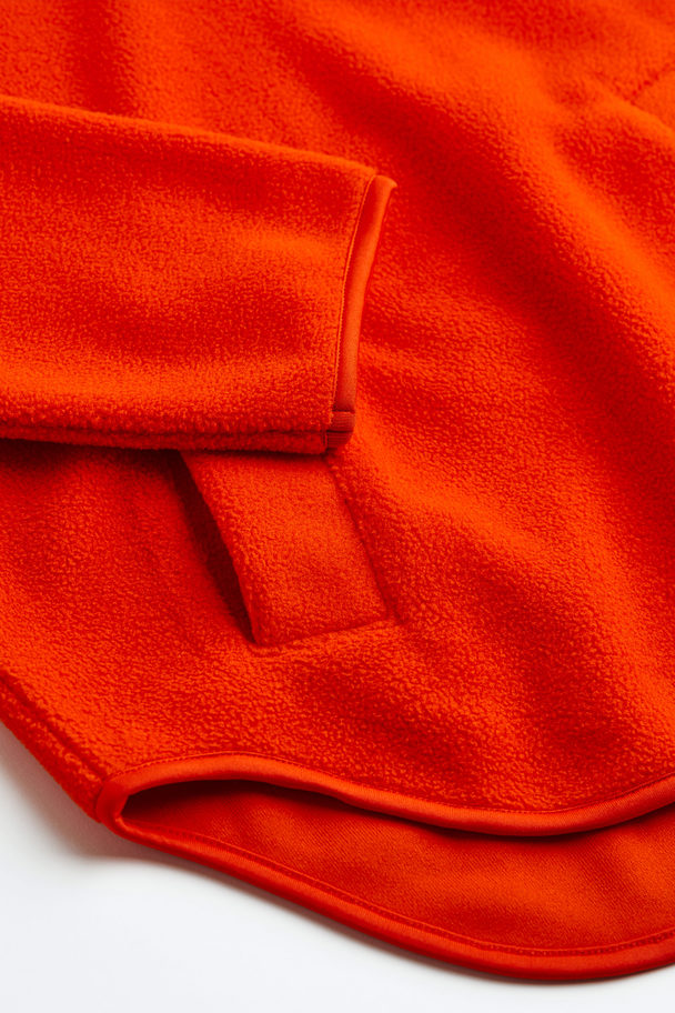 H&M Fleece Jacket Bright Orange