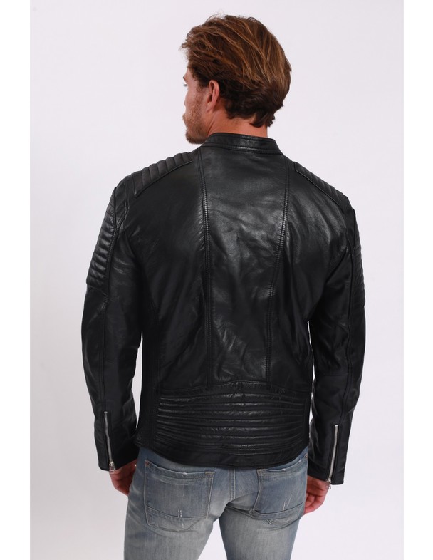 Le Temps des Cerises Leather Jacket Ludwin