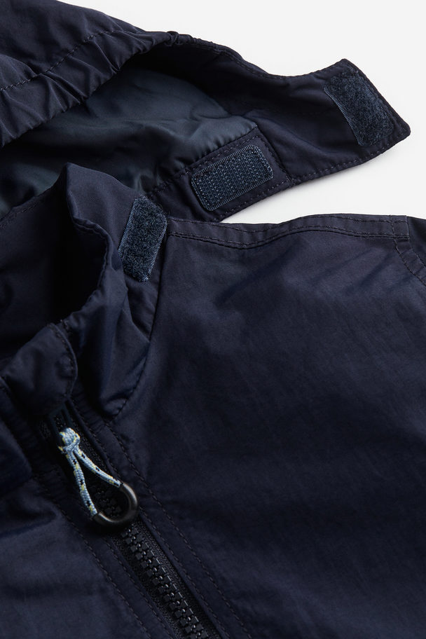 H&M Hooded Jacket Dark Blue