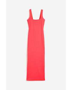 Modernes Tank-maxikleid Fiery Coral