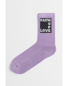 Socken Lila/Faith