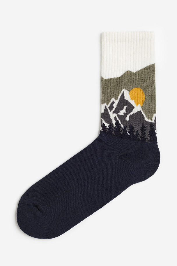 H&M Socks Black/mountain
