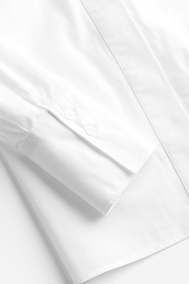 H&M Utility-Bluse Weiß