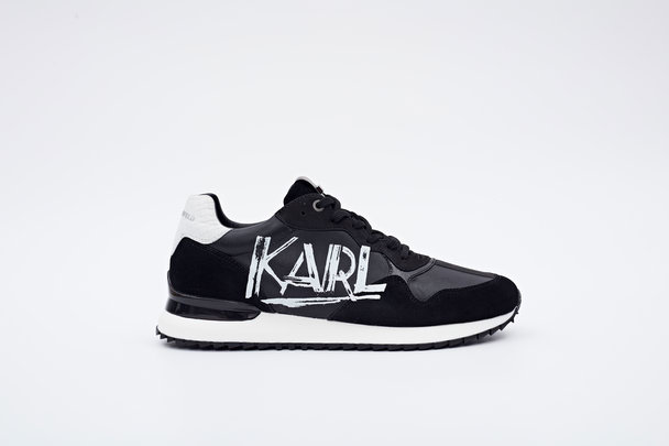 Karl Lagerfeld Velocitor Ii Art Deco Sneakers Black